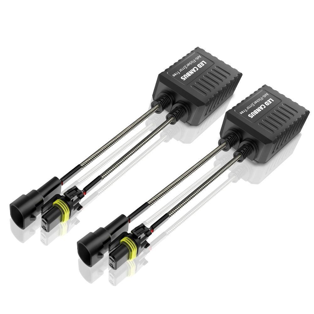 9012/HIR2 C20-Model Decoder-Pro Enhanced LED Headlight Bulbs Canbus Decoder Harness Resistor Conversion Kit 2pcs/Set - Image 2