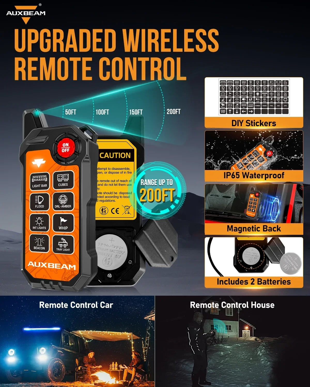8 Gang Wireless Remote Control Only for KS-80 Knob Switch Panel - Image 2