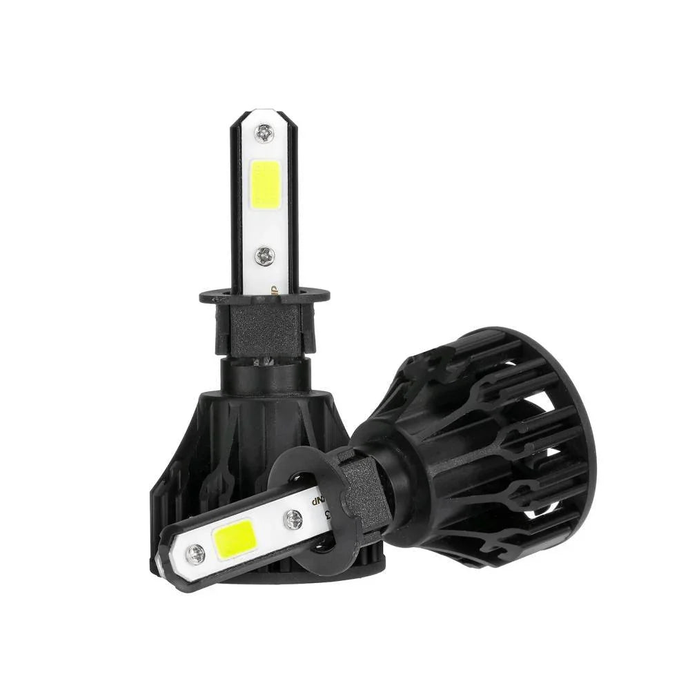 T5 Series Fan Cooling 50W 5000LM LED Light Bulbs High Low Beam Conversion Kit — H13