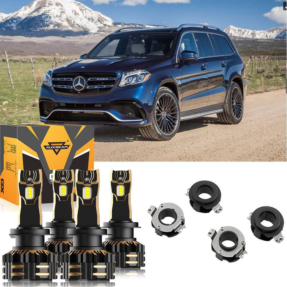 For 2017-2019 Mercedes Benz GLS450 H7 LED Headlight Bulbs — H7 Light Adapter Holder