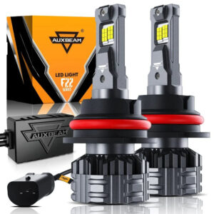 9007 LED Headlight Bulbs 110W 24000LM F22 Series High Brightness 6500K Cool White | 2 Bulbs — 9007 / -
