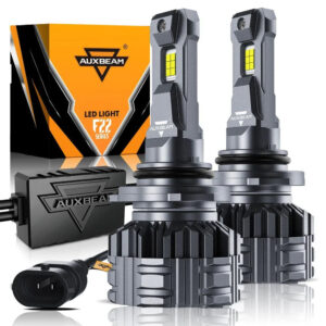 9006 LED Headlight Bulbs 110W 24000LM F22 Series High Brightness 6500K Cool White | 2 Bulbs — 9006 / -