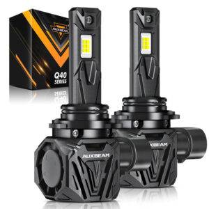 🆕9006/HB4 LED Headlight Bulbs Q40 Series Ultra-High Brightness 120W 30000LM 6500K Cool White | 2 Bulbs — 9006/HB4 / -