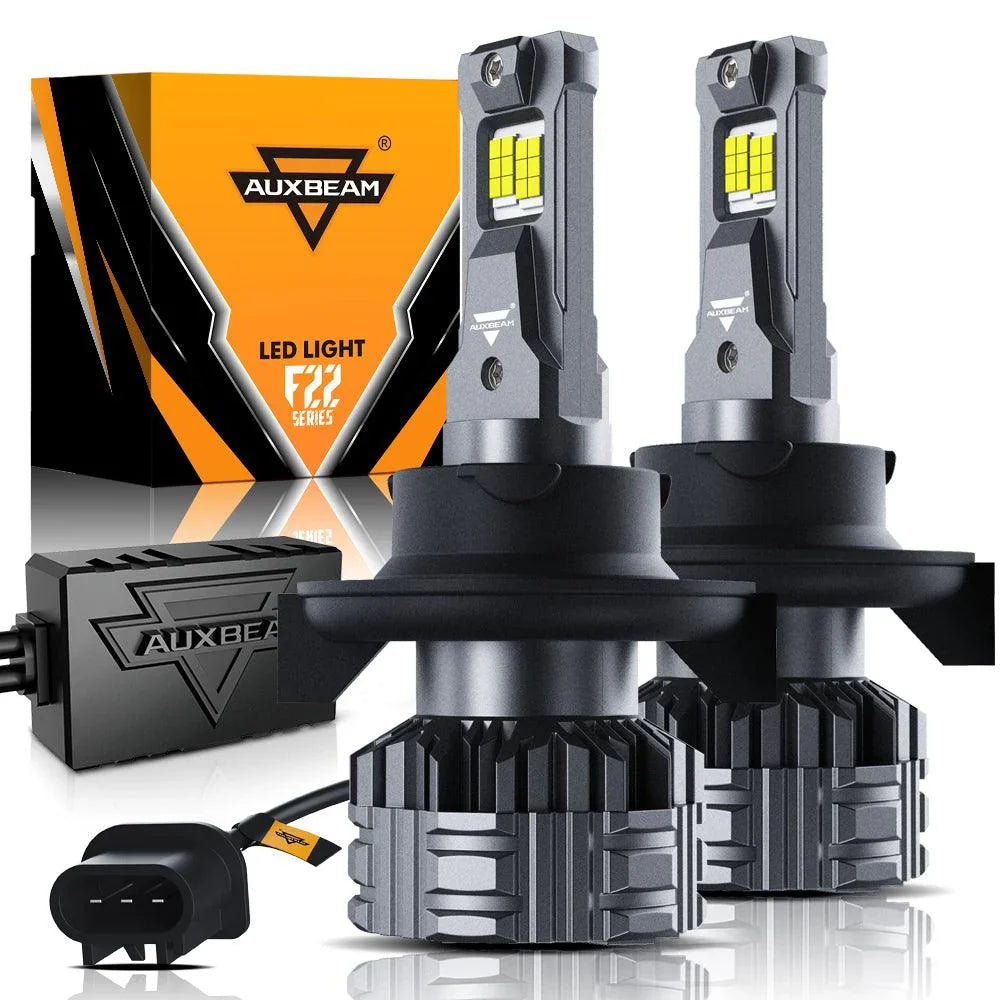 H13 LED Headlight Bulbs 110W 24000LM F22 Series High Brightness 6500K Cool White | 2 Bulbs — H13 / -