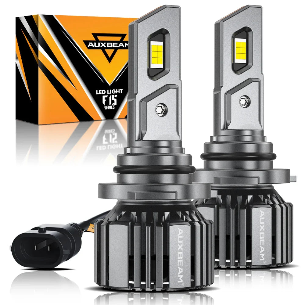 9006/HB4 LED Headlight Bulbs 90W 20000LM F15 Series 20% Smaller Size 6500K Cool White | 2 Bulbs — 9006/HB4 / -