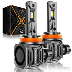 H11/H9/H8 LED Headlight Bulbs Q30 Series Brightest Wireless 110W 24000LM 6500K Cool White | 2 Bulbs — (2pcs) H11/H9/H8 / -