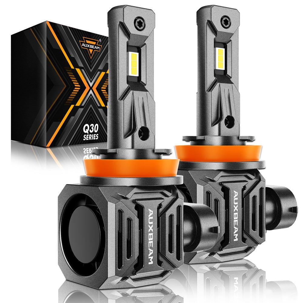 H11/H9/H8 LED Headlight Bulbs Q30 Series Brightest Wireless 110W 24000LM 6500K Cool White | 2 Bulbs — (2pcs) H11/H9/H8 / -