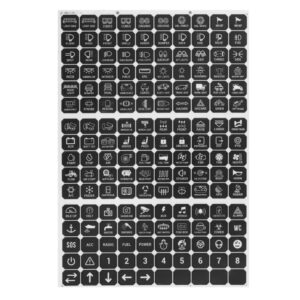 160 Universal Stickers for Switch Panel — 160pcs Horizontal Pattern
