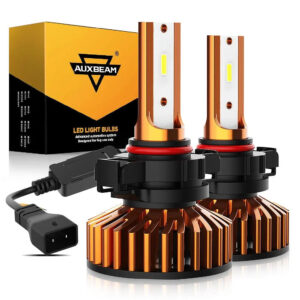 5202 LED Headlight Bulbs 52W 10000LM F2 Series Mini Size 6500K Cool White | 2 Bulbs — 5202