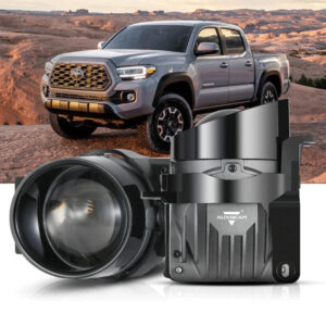 3 Inch 100W 6000K HD Lens Bi-LED Projector Lens Fog Light for 2012-2022 Toyota Tacoma/ 2010-2022 Toyota 4Runner / 2014-2022 Toyota Tundra