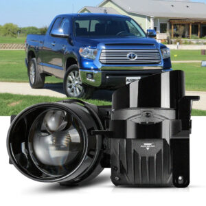 3 Inch 83W 6000K Hyperboloid Lens Bi-LED Projector Lens Fog Light for 2012-2022 Toyota Tacoma/ 2010-2022 Toyota 4Runner / 2014-2022 Toyota Tundra
