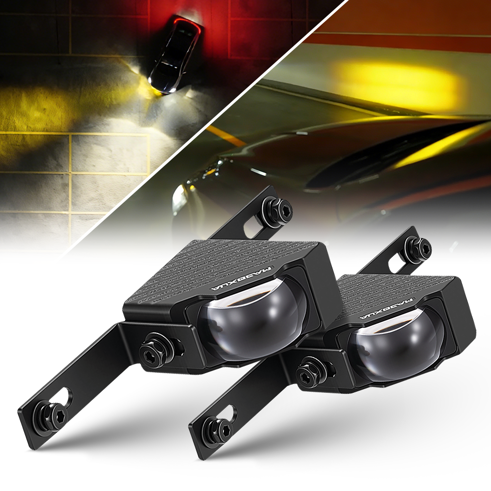 ๐0.8'' 3000K Yellow Bi-LED Projector | 45ยฐ Turning-Assist Grille Light for SUV Truck ATV UTV โ 21.2MM / 2PCS Grille Lights
