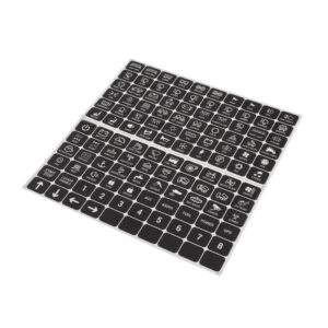 120 Universal Stickers for AC-1200/AR-600/RA80 XL/RB80 XL Switch Panel — Horizontal Pattern