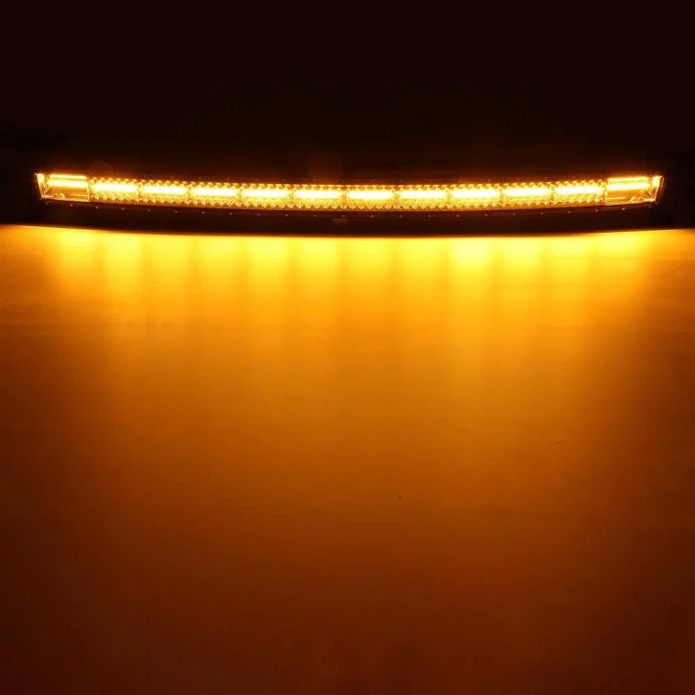 50 Inch 6 Modes White&Amber Curved Off Road Led Light Bar — 50" 288W