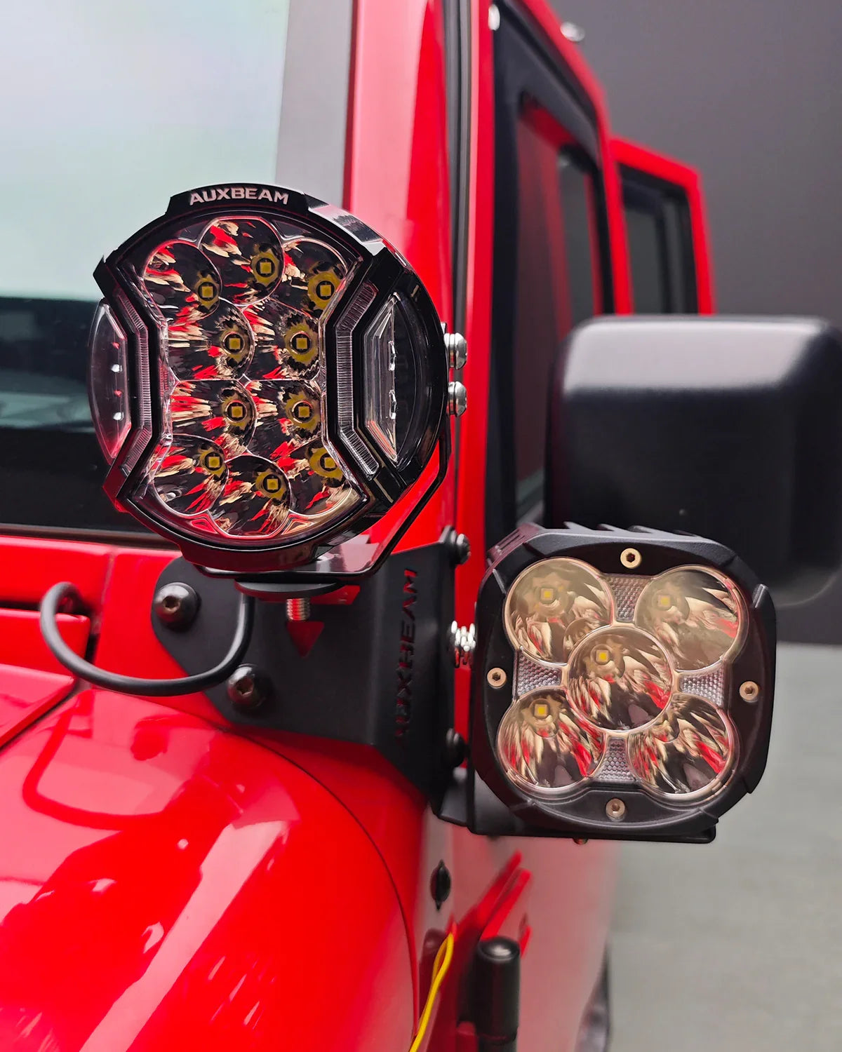 (2pcs/set) Dual A-Pillar Pods Light Mount Brackets for Jeep Wrangler JK 2007-2017 - Image 2
