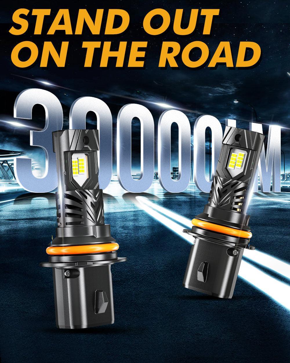 ๐9007/HB5 LED Headlight Bulbs Q40 Series Ultra-High Brightness 120W 30000LM 6500K Cool White | 2 Bulbs โ 9007/HB5 / - - Image 2