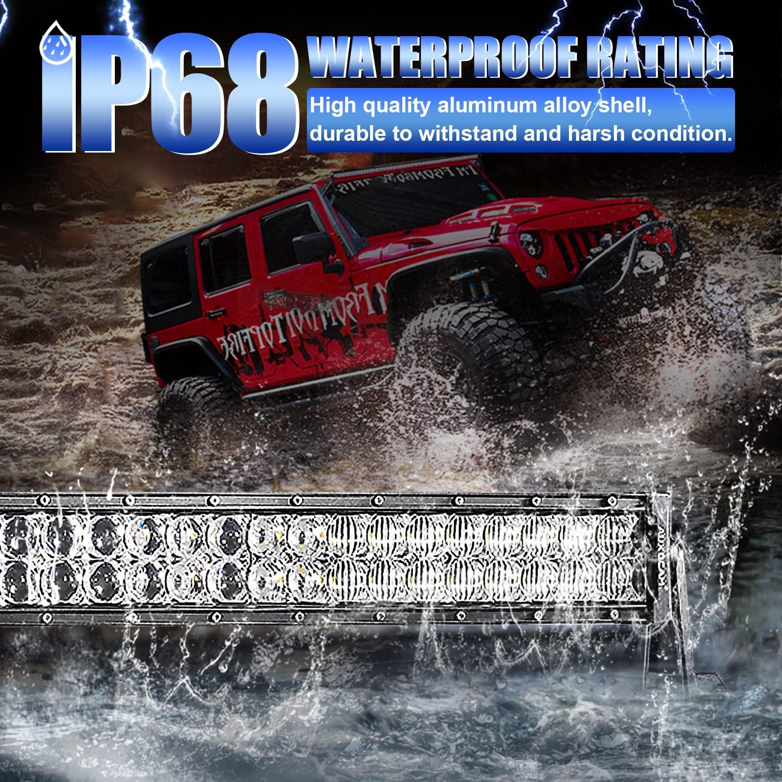 5D Series 50 Inch Combo Beam Dual Row Curved Off Road LED Light Bar - Image 5