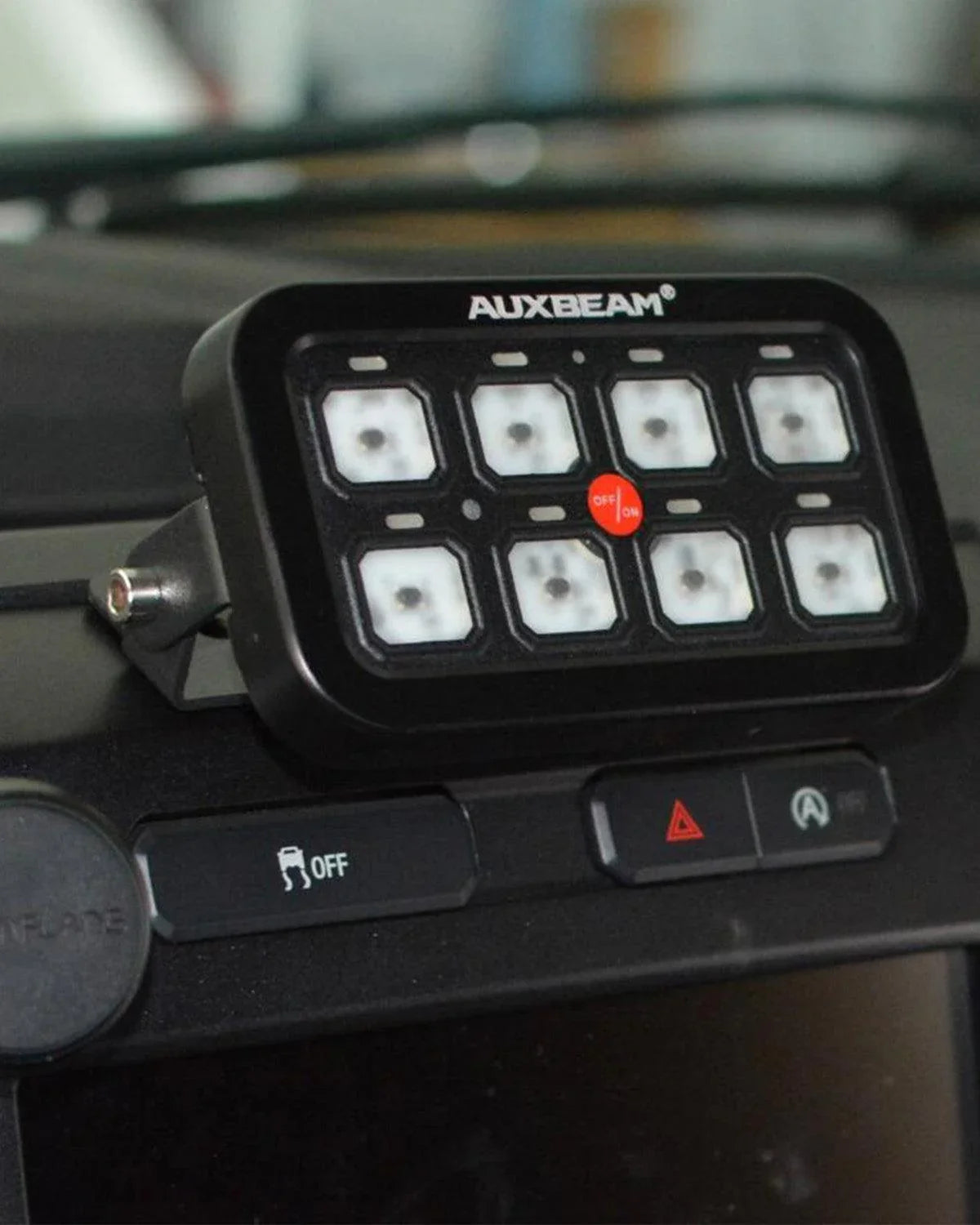 AR Series 6/8 Gang LED Switch Panel,Off Road Light Controller — 8 Gang / 1-Sided Outlet / Switch Panel Set - Image 2