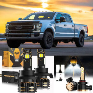 For 2001-2004 Ford F-250 Super Duty 9007 LED Headlight Bulbs — 9007 High & Low Beam