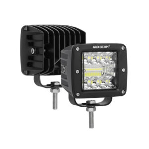 (2pcs/set) 3 Inch LED Pods Light Spot Beam with 2-Lead Wiring Harness for Truck Jeep SUV Offroad 4x4 — 3"Embedded-84W