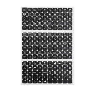 160 Universal Stickers for KS-80 Knob Switch Panel