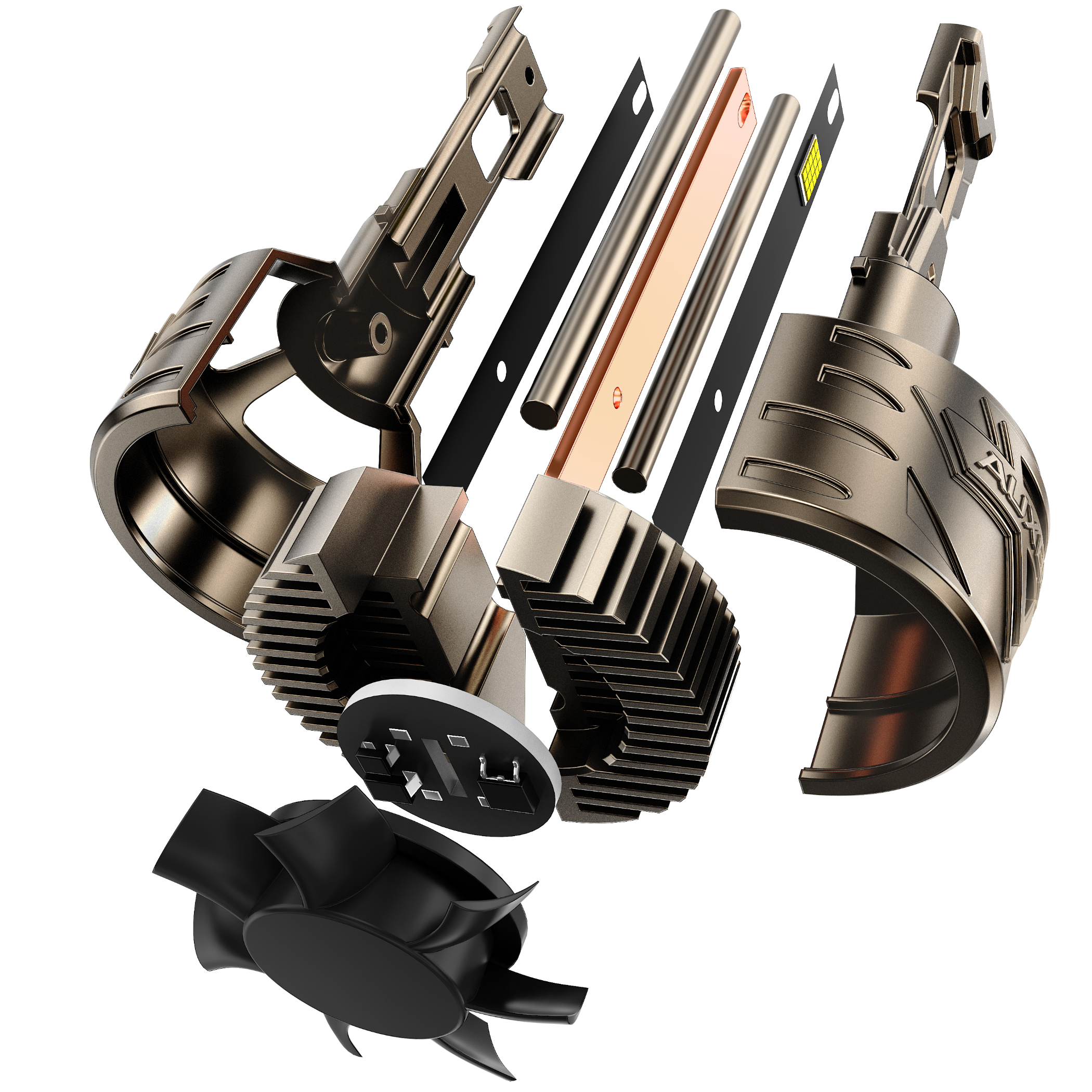 H7 LED Headlight Bulbs 180W 35000LM ST90 Series High Power 6500K Cool White | 2 Bulbs — H7 / - - Image 5