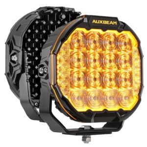 Pre-order MASTER-T Series 9" Combo Beam Off-Road Lights with Dynamic Start-Up Amber Backlight