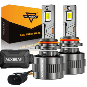 🆕9012/HIR2 LED Headlight Bulbs 130W 32000LM F35 Series Dual Compatibility 12V/24V 6500K Cool White | 2 Bulbs — 9012/HIR2 / -