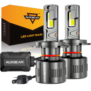🆕H4/9003 LED Headlight Bulbs 130W 32000LM F35 Series Dual Compatibility 12V/24V 6500K Cool White | 2 Bulbs — H4/9003 / -