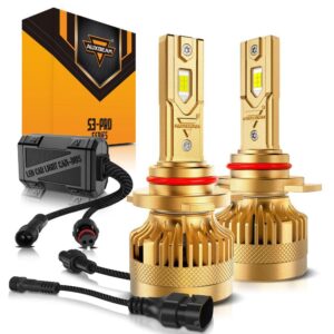 🆕9012/HIR2 LED Headlight Bulbs S3 Pro Series Dual Decoder CAN-BUS Error Free 12V 120W 24000LM 6500K Cool White | 2 Bulbs — 9012/HIR2 / 2pcs