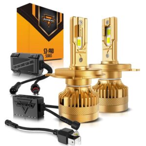 ๐H4/9003 LED Headlight Bulbs S3 Pro Series Dual Decoder CAN-BUS Error Free 12V 120W 24000LM 6500K Cool White | 2 Bulbs โ H4/9003 / 2pcs