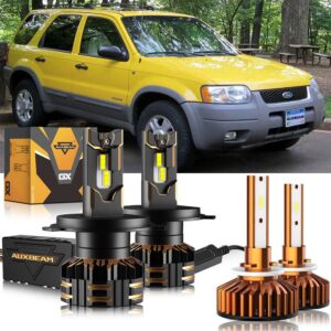 For 2001-2004 Ford Escape H4 LED Headlight Bulbs — 880/881 Fog Light 6500K White