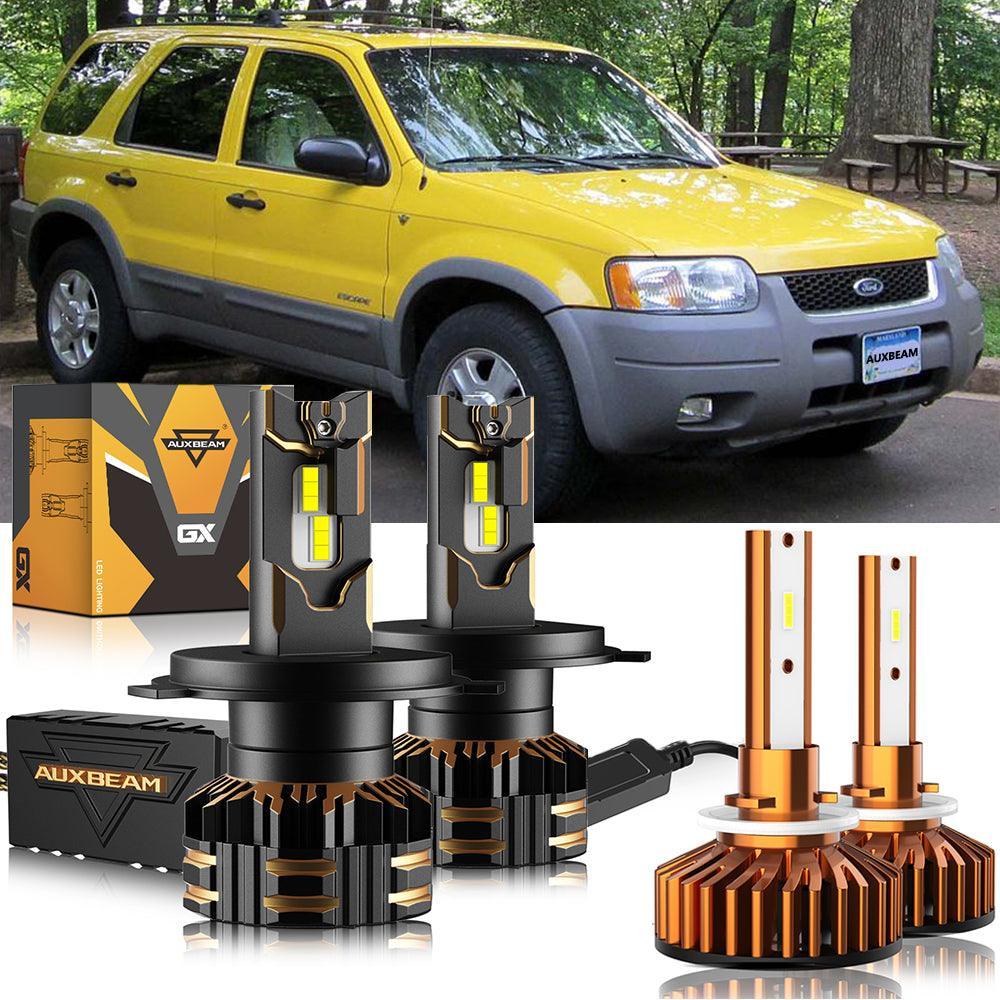 For 2001-2004 Ford Escape H4 LED Headlight Bulbs — 880/881 Fog Light 6500K White