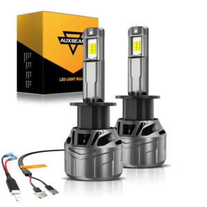 ๐H1 LED Headlight Bulbs 100W 22000LM F18 Series 1:1 Mini Size 6500K Cool White | 2 Bulbs โ (2pcs) H1