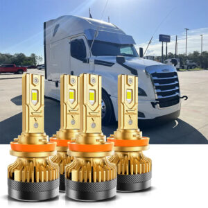 2019 Freightliner Cascadia H11 LED Headlight Bulbs Bundle — H11 High Beam