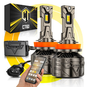🆕CT60 Series Bi-Color Smart 25000LM 120W LED Headlight Bulbs – App Control via Bluetooth & Dual-Color Switchback – Cost-Effective Choice