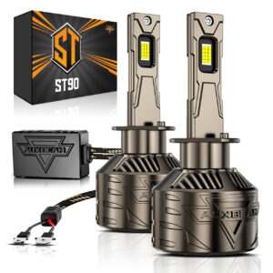 H1 LED Headlight Bulbs 180W 35000LM ST90 Series High Power 6500K Cool White | 2 Bulbs β H1 / -