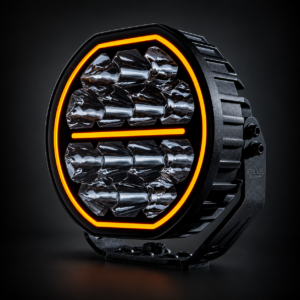 Strands Siberia XPA 7-Inch LED Driving Light on dark background