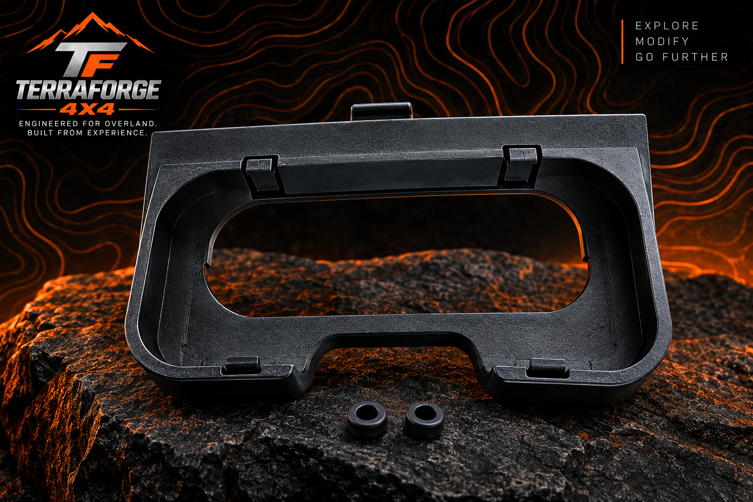 TerraForge4x4 LED Light 1154 product image in dark orange overland style