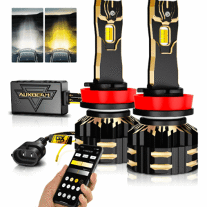 🆕Dual Color Switchback with App Control Via Bluetooth GX Smart Tune Series 25000LM 120W LED Headlight Bulbs 6500K Cool White — (2pcs) H11/H9/H8
