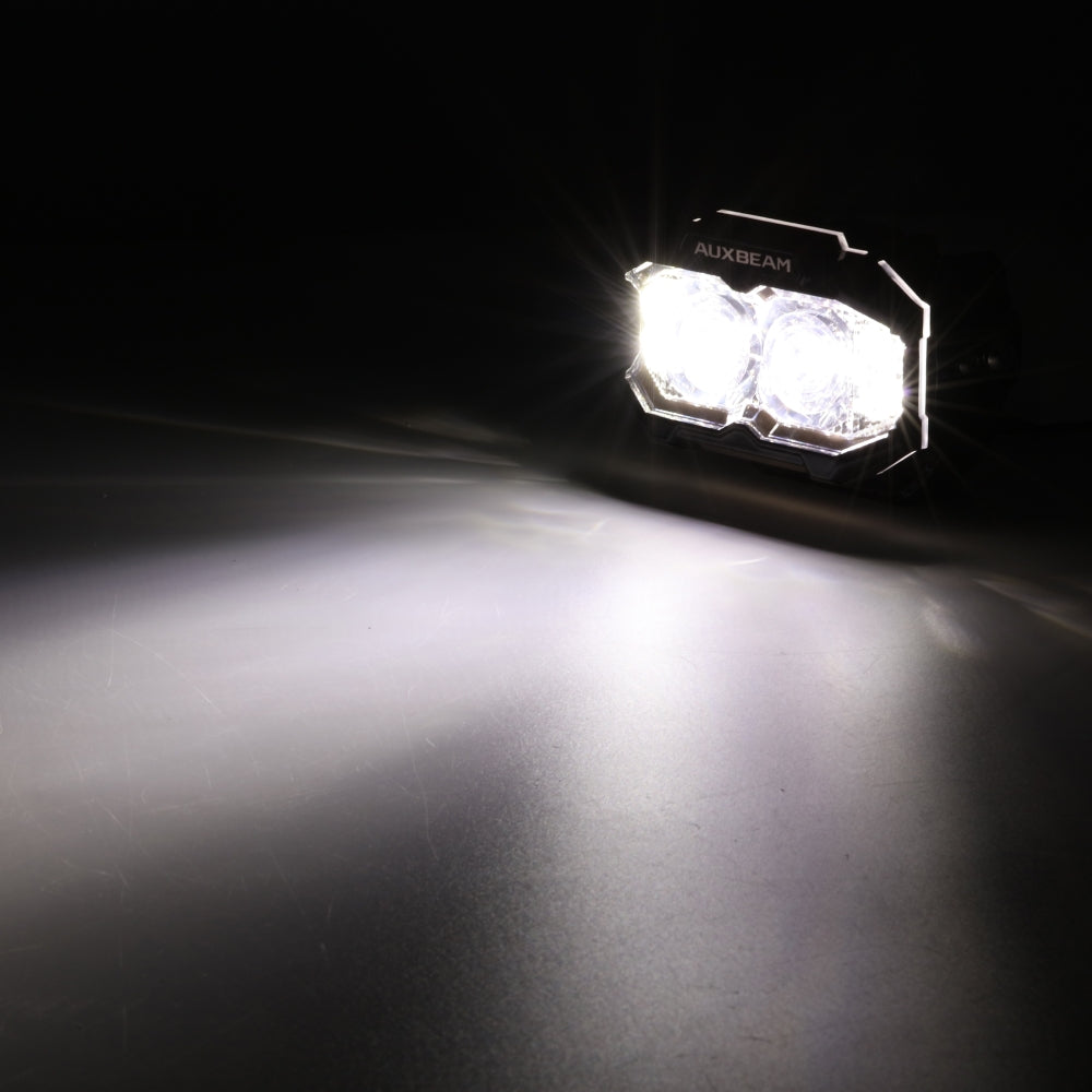 MASTER-T Series 5" Spot Beam Off-Road Lights with Dynamic Start-Up Amber Backlight — 2Pcs Pod Light / Without Black Covers - Image 2