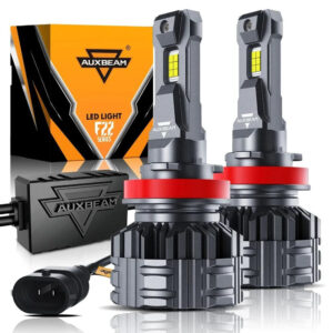 High Brightness F22 Series 24000LM 110W LED Headlight Bulbs 6500K Cool White — (2pcs) H11/H9/H8