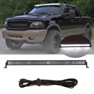 5D Series Straight/Curved Off Road Led Light Bar For 2002 Ford F150 — Straight / 52"-300W