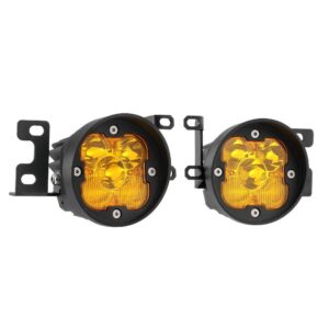 3" LED Pods Mounting Brackets Flush Mount Brackets Compatible with Toyota Tacoma Tundra 4Runner — Only Mounting Brackets