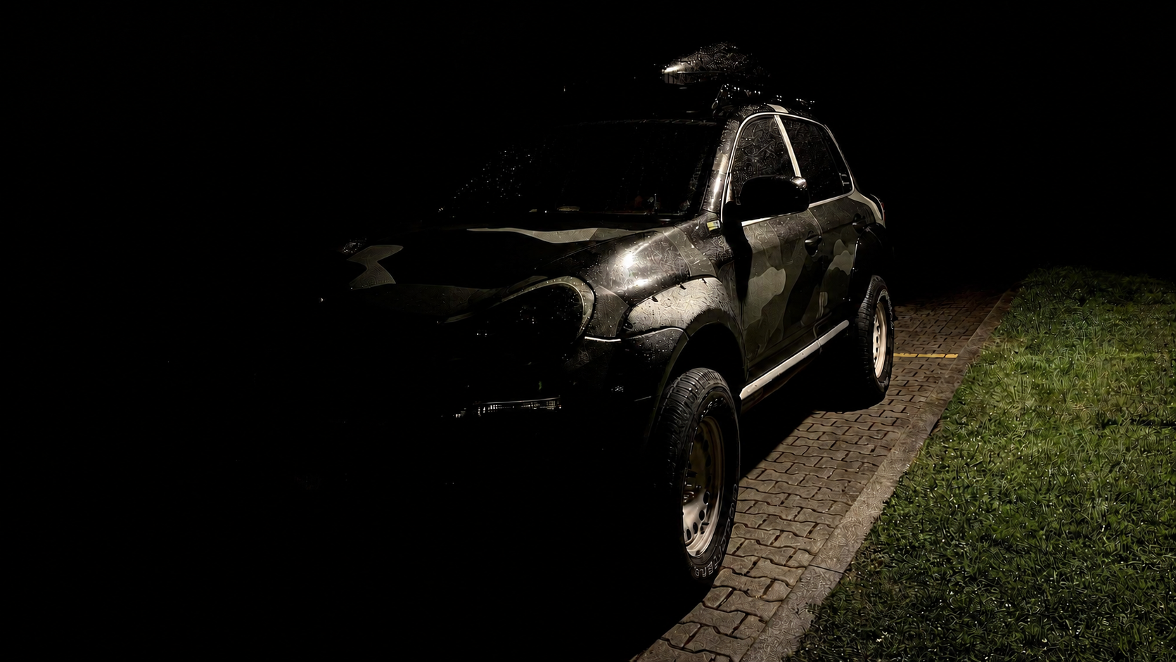 MBD4x4 Porsche Cayenne 957 four-inch air-suspension lift project