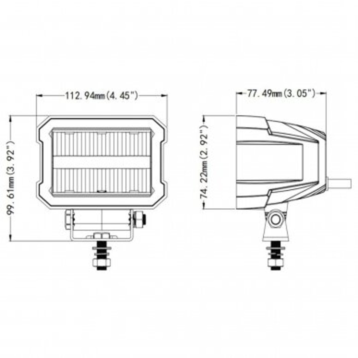 LED Light 25W + 3W Position Light – 1154 - Image 4