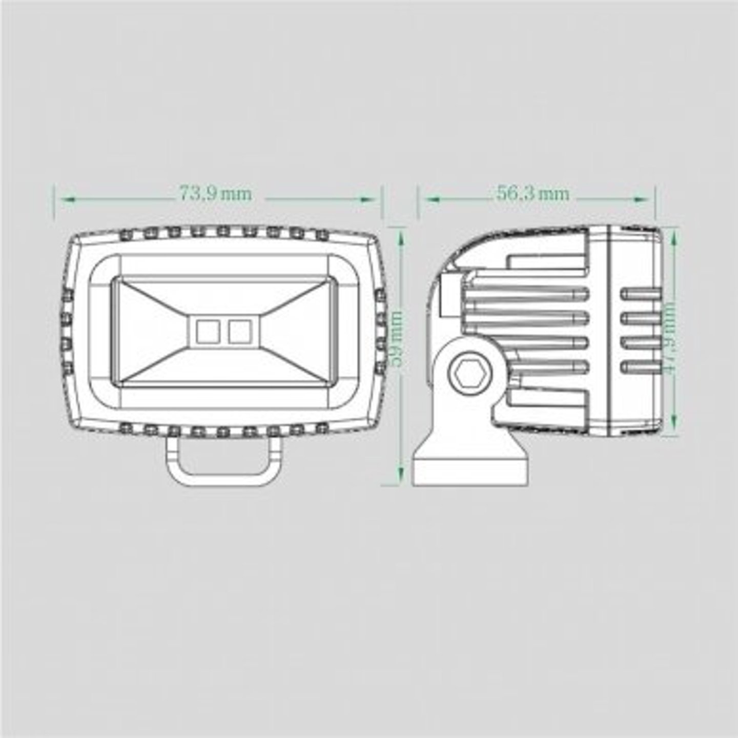 LED Work Light 20W – 11343 - Image 4