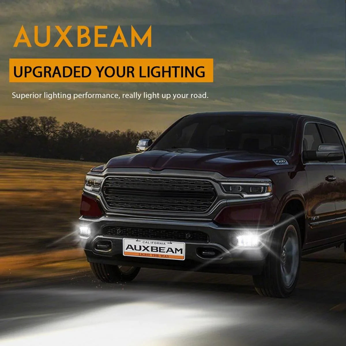 (2pcs/set) 36W LED Fog Light for Dodge Ram 1500 2009-2012 Dodge Ram 2500/3500 2010-2018 (Chrome) - Image 2