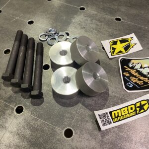 MBD4x4 25 mm rear crossmember drop spacers for Audi Q7 2005–2015